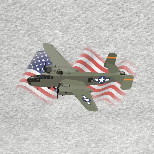 B-25 Mitchell WW2 Medium Bomber by NorseTech